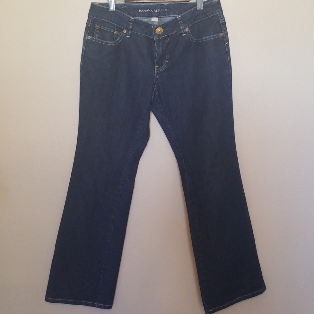 Banana republic size 27 curvy boot jeans